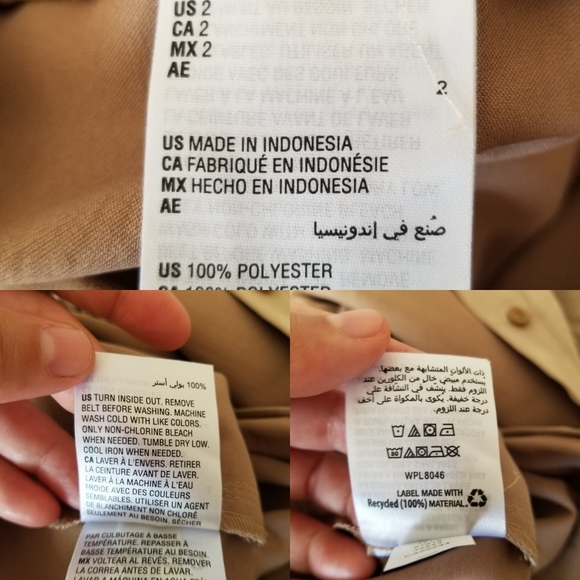 I.N.C. Belted Button Front Jump Suit - Picture 13 of 14